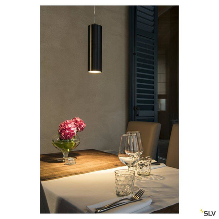 SLV lampa wisząca LED Anela 11W 620lm 3000K czarna 1000813