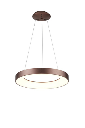 Azzardo SMART lampa wisząca LED Santana 80 80W 4500lm 3000/6500K brązowa AZ5011