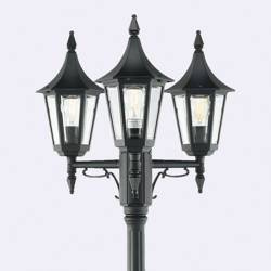 Norlys latarnia Rimini 3xE27 czarna 188cm IP54 403BL