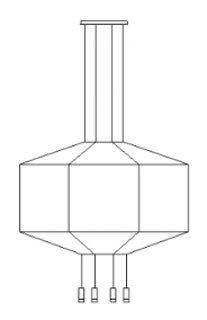 Step Into Design żyrandol / lampa wisząca Linea-8 8xG9 czarna XT080-8P