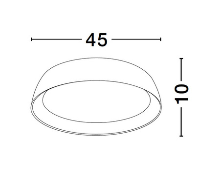Luces Exclusivas lampa sufitowa LED Caracollo ściemnialna Ø 45 cm 39W 3081lm 3000K IP20 czarno/drewniana LE44808