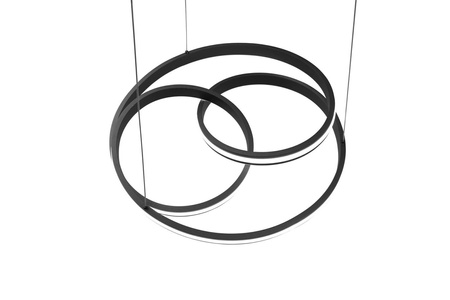 Trio lampa wisząca LED Yara 60W 7200lm 2300/3000/4000K czarna 326210132