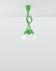 Sollux lampa wisząca Diego 5 5xE27 zielona SL.0583