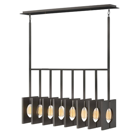Quintiesse lampa wisząca Ludlow 8xE27 grafitowa QN-LUDLOW8-GR