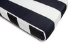 King Home Materac ogrodowy AZURE z poduszką biało-czarny 5900168832312