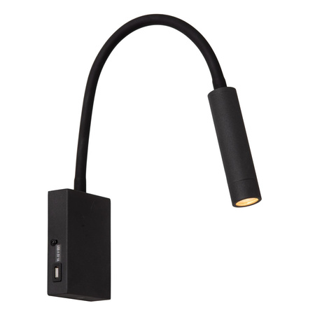 Lucide kinkiet Alec LED G9 1x3W 2700K czarny 03246/03/30