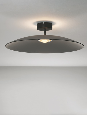 Luces Exclusivas lampa sufitowa LED Peca Ø 60 cm 17W 854lm 3000K IP20 czarno/szara LE44275