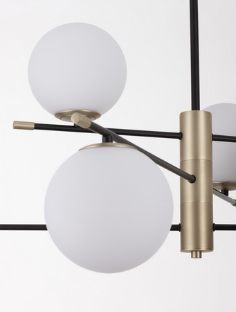 Luces Exclusivas lampa wisząca LED Aereo G9 6x5W IP20 czarno/złota LE43370