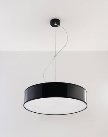 Sollux lampa wisząca Arena 45 E27 czarna SL.0118