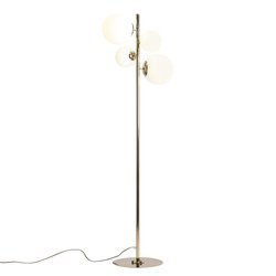 Aldex lampa podłogowa Bloom 2xE27 + 2xE14 złota 161cm 1091A30