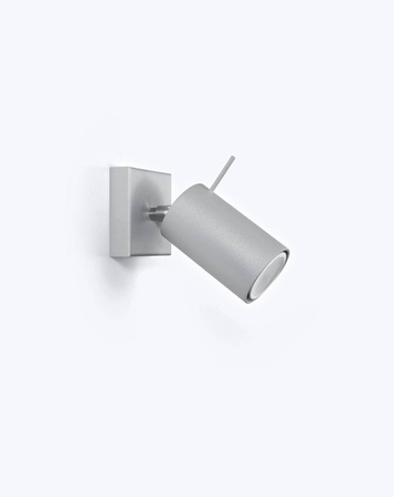 Sollux kinkiet Ring 1 GU10 szary SL.0449