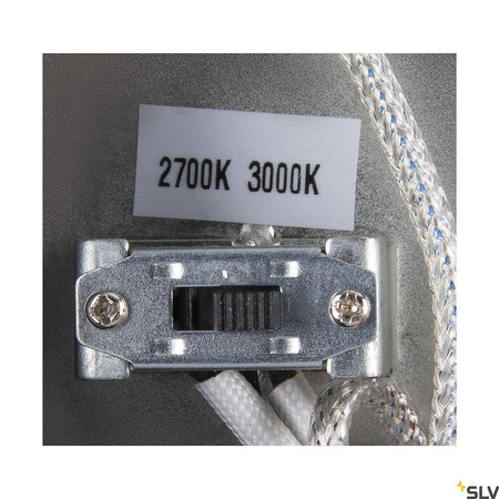 SLV lampa wisząca LED One 60 24W 830lm 2700/3000K 130° ściemnialna biała Ø60cm 1004760