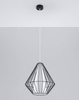 Sollux lampa wisząca Demi E27 czarna SL.0298