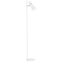 Argon lampa podłogowa Lukka E27 biała 164cm 3891