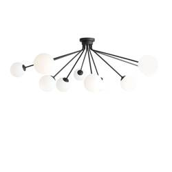 Aldex plafon Holm 10xE14 czarny 1082PL_M1