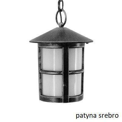 Su-ma lampa wisząca zewnętrzna Cordoba II E27 czarna/patyna IP23 K 1018/1/TD