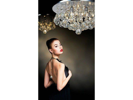 Azzardo plafon Bolla 38 5xG9 złoty Ø38cm AZ3083