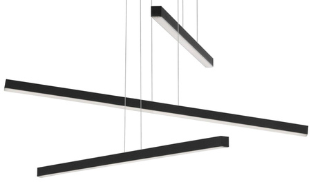 Luces Exclusivas żyrandol / lampa wisząca LED Cadiz 40W 2890lm 3000K czarna LE41597