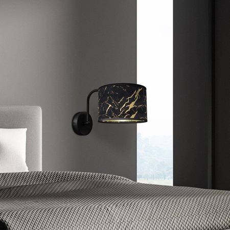 Milagro kinkiet Senso E27 czarno/złoty MLP7290