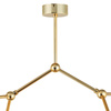 TK Lighting plafon Fairy 4xG9 biało/złoty 6470