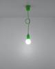Sollux lampa wisząca Diego 1 E27 zielona SL.0581