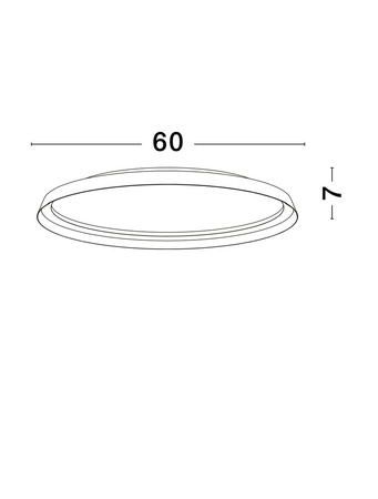 Luces Exclusivas lampa sufitowa LED Batallas ściemnialna Ø 60 cm 48W 3361lm 2700-4000K IP20 czarna LE44651