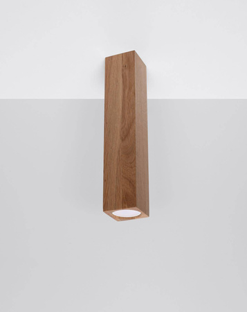 Sollux plafon techniczny Keke 30 GU10 drewniany SL.1041