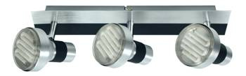Candellux plafon (reflektorki) Sortha 3xGX53 (załączono 9W 220lm 2700K) czarno/srebrny 93-08292