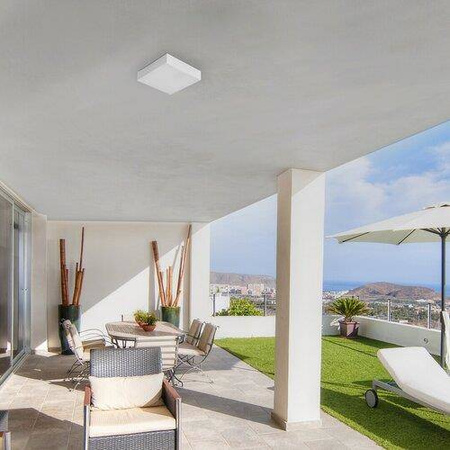 Rabalux plafon zewnętrzny LED Tartu 24W 2500lm 2800/6000K biały IP44 7896