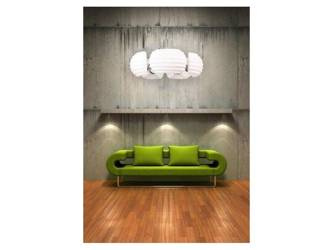 Azzardo żyrandol / lampa wisząca Rondo 5xE14 biała AZ0115