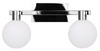 Candellux kinkiet Maldus 2xG9 biały/chrom 22-01443