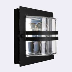 Norlys kinkiet zewnętrzny Bern E27 (załączono 8,5W 809lm 2700K) czarny IP54 650BL