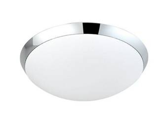 Azzardo plafon Rita 2xE27 chrom/biały Ø30cm AZ1307