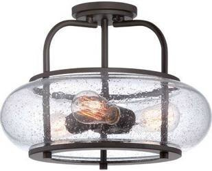 Elstead plafon Trilogy 3xE27 brązowy QZ-TRILOGY-SF-M