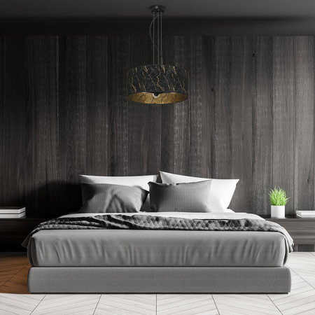 Milagro lampa wisząca Senso 3xE27 czarno/złota MLP7298