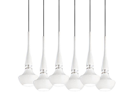 Azzardo lampa wisząca Tasos 6xE14 biała AZ1883