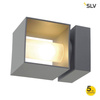 SLV kinkiet zewnętrzny Square Turn G9 szary IP44 1000335