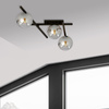 Emibig plafon Smart 3 3xE14 czarno/dymiony 1104/3