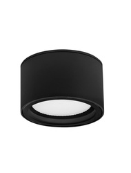 Luces Exclusivas lampa sufitowa zewnętrzna LED Mejorada Ø 10 cm 7W 423lm 3000K IP54 czarna LE73539