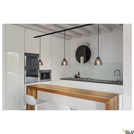 SLV lampa wisząca Para Cone GU10 czarna Ø13,5cm 1006159