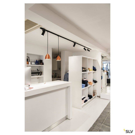 SLV lampa szynowa (reflektorek) LED Helia 50 1F 11W 750lm 3000K czarna 35° 143580