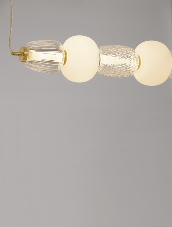 Luces Exclusivas lampa wisząca LED Arroyos ściemnialna 42W 7029lm 3000K IP20 złota LE44492