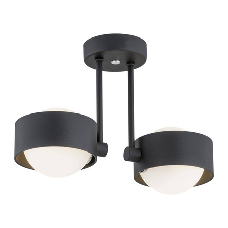 Argon plafon Massimo Plus 2xG9 czarno/biała 7089