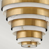 Quintiesse lampa wisząca Echelon 4xE14 mosiężna QN-ECHELON-4P