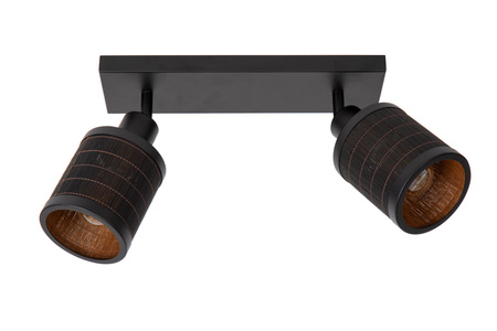 Lucide lampa sufitowa Tagalog 2xE27 czarny 21929/02/30