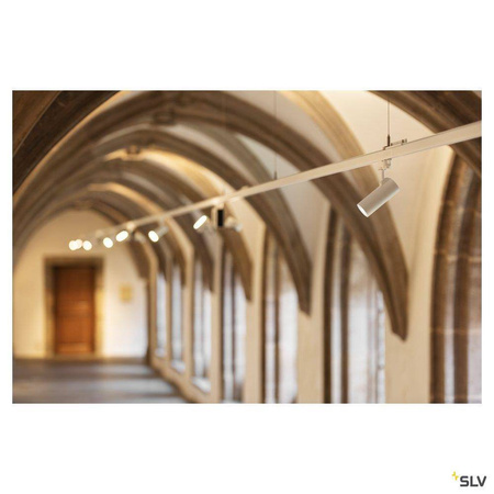 SLV lampa szynowa (reflektorek) LED Helia 50 3F 11W 750lm 3000K 35° biała 152961