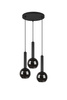 Trio lampa wisząca Clayton 3xE27 czarna 310390332