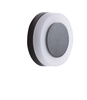 Azzardo kinkiet zewnętrzny LED Enok Round Wall 9W 3000K szary IP65 AZ4460