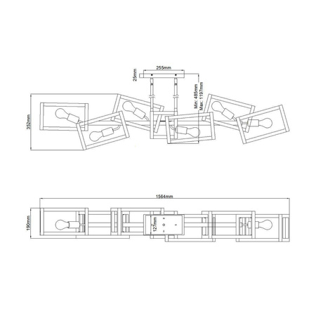 Quintiesse lampa wisząca Ensemble 6xE27 nikiel QN-ENSEMBLE6-PN