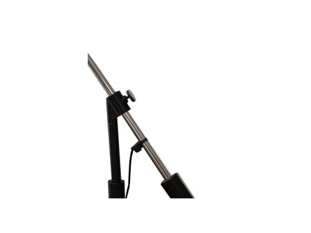 Azzardo lampa podłogowa Bianca E27 chrom/czarna 180cm AZ0006